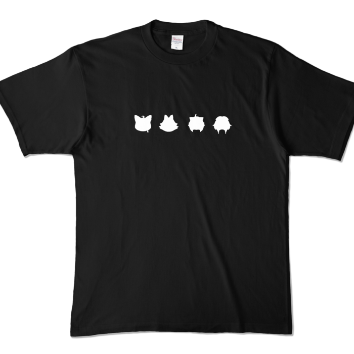 アイコンTシャツ - XL - ブラック