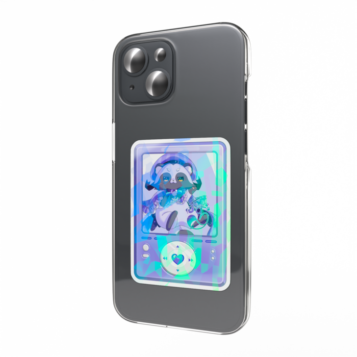 キラキラスマホステッカー(怒)
