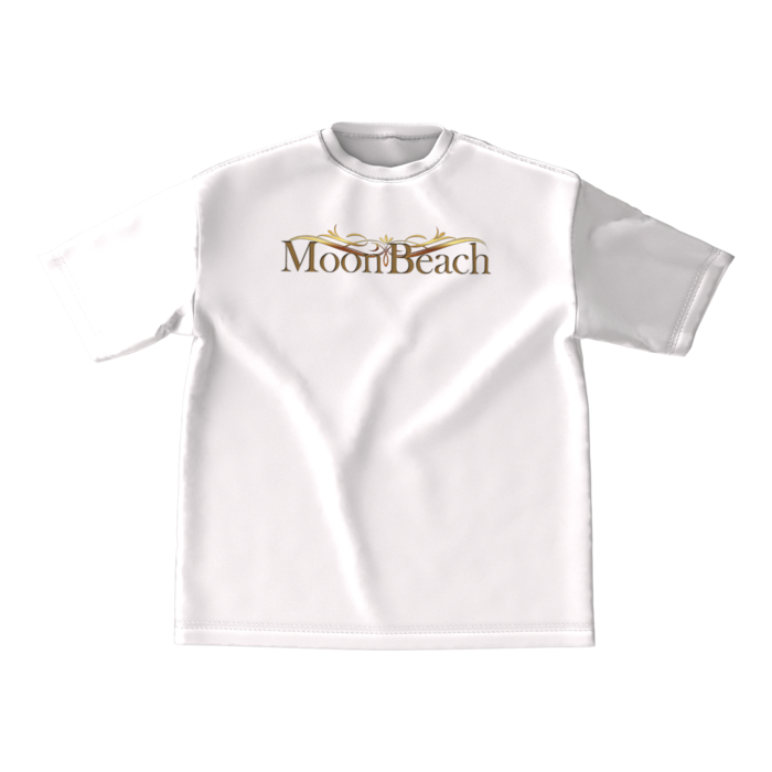 ビッグシルエットTシャツ - M - 正面(白)
