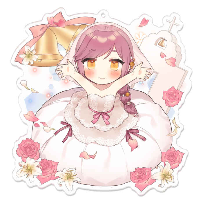 アクリルキーホルダー - 100 x 100 (mm)