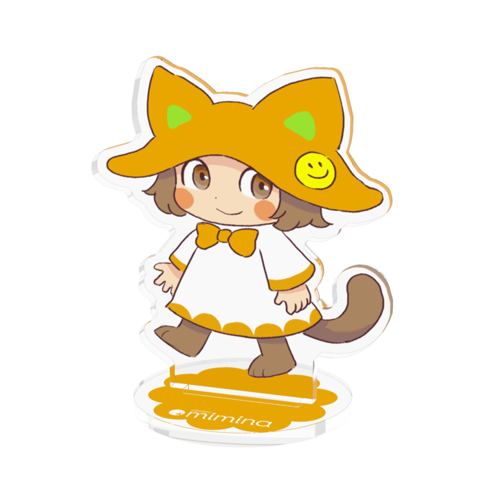 ミミナちゃん アクリルフィギュア - 70x70mm