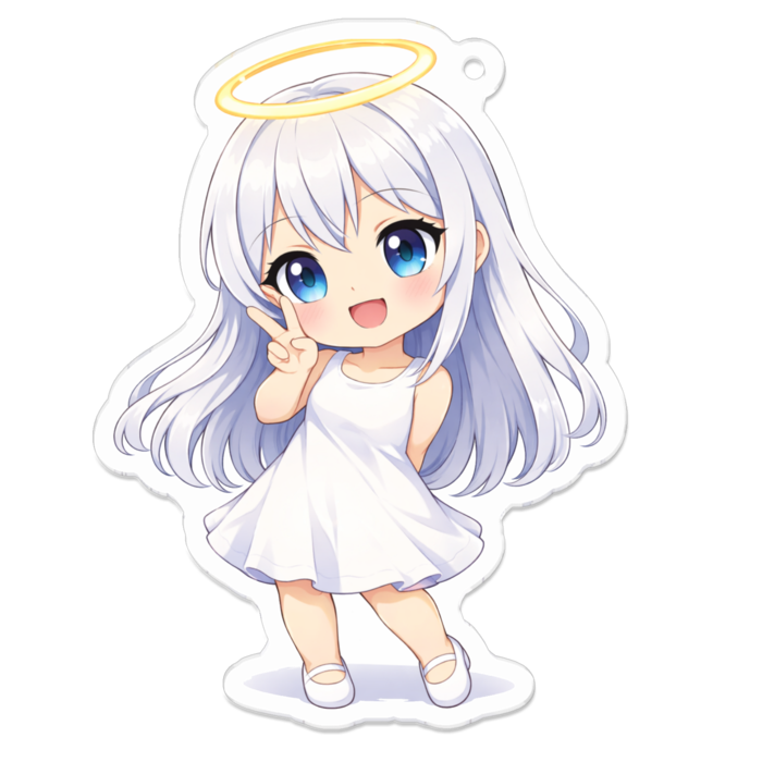 アクリルキーホルダー - 70 x 70 (mm)