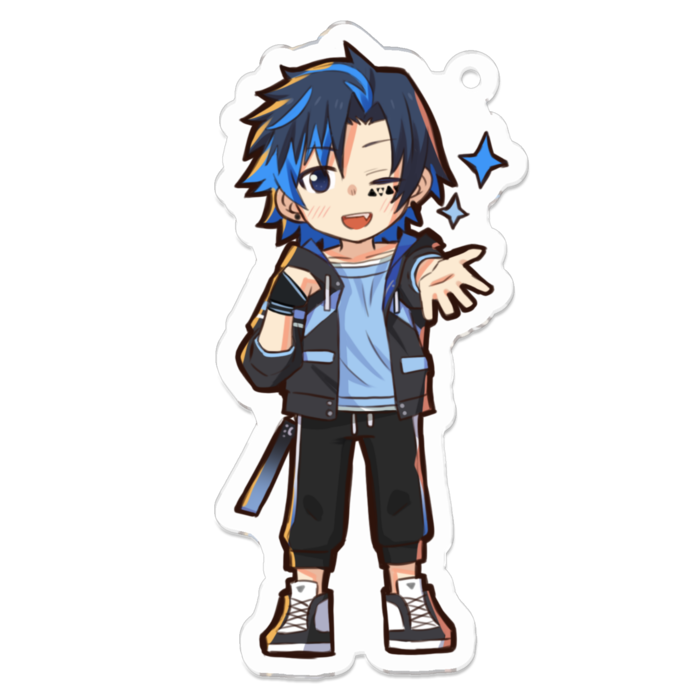 アクリルキーホルダー(コーティング) - 70 x 70 (mm)