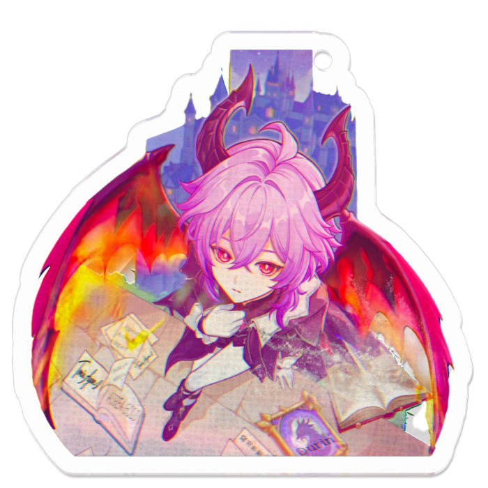 アクリルキーホルダー - 50 x 50 (mm)