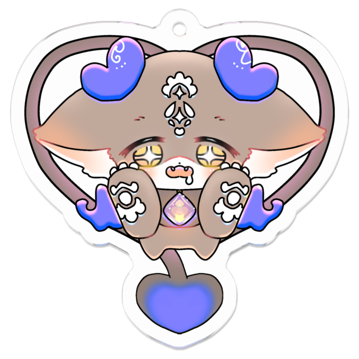 アクリルキーホルダー - 50 x 50 (mm)