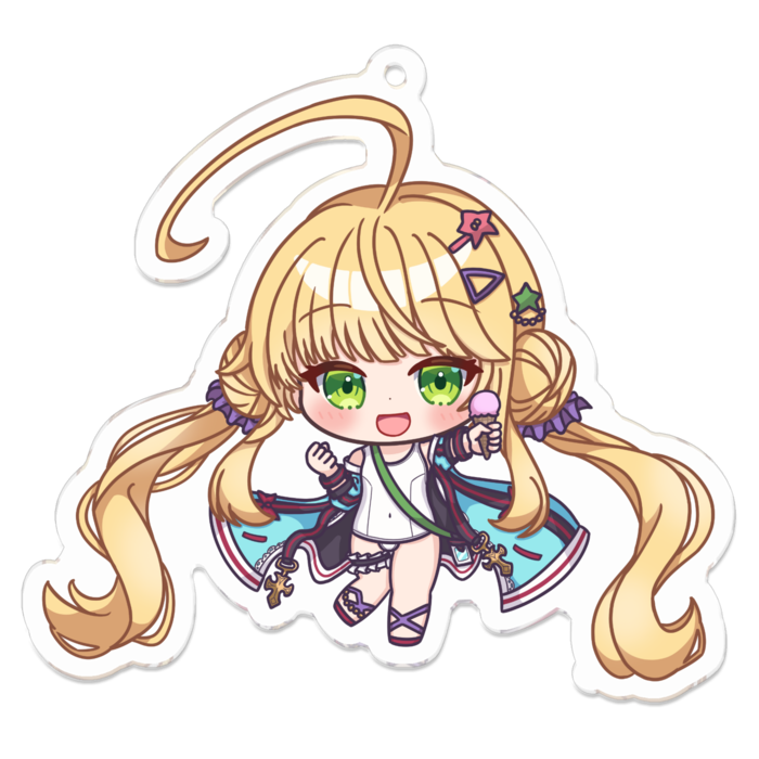 アクリルキーホルダー（コーティング） - 70 x 70 (mm)