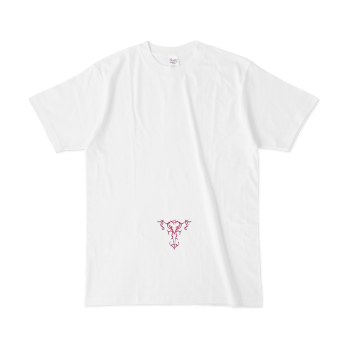 Tシャツ - L - 白　少しロゴ下に