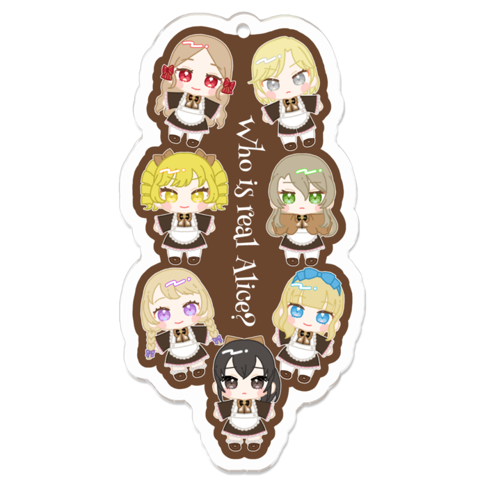 アクリルキーホルダー - 70 x 70 (mm)