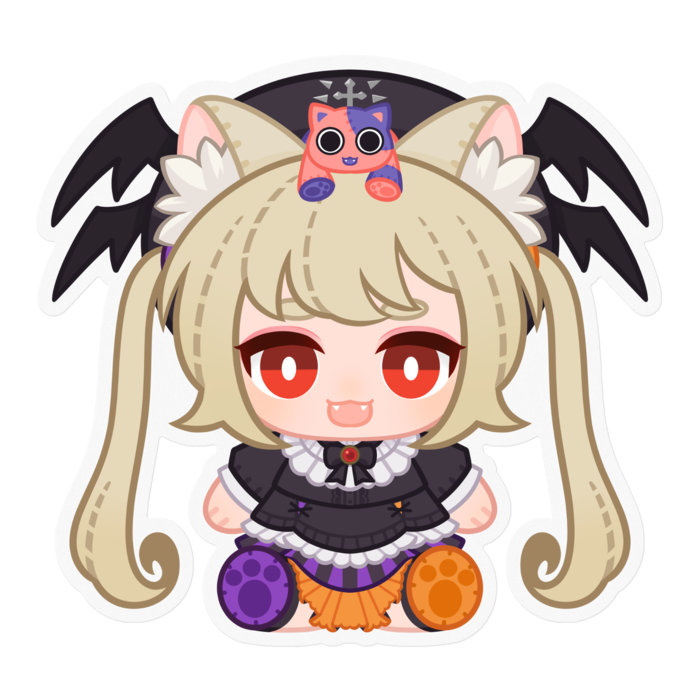 ハロウィンver ステッカー - 100 x 100 (mm)(2)