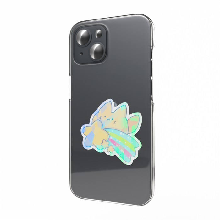 ホログラムスマホステッカー - 大