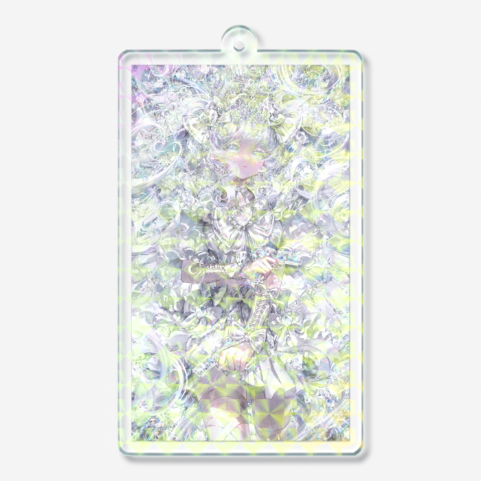 ホログラムアクリルキーホルダー/Hologram acrylic keychain(モザイク/mosaic) - 70 × 70mm(1)