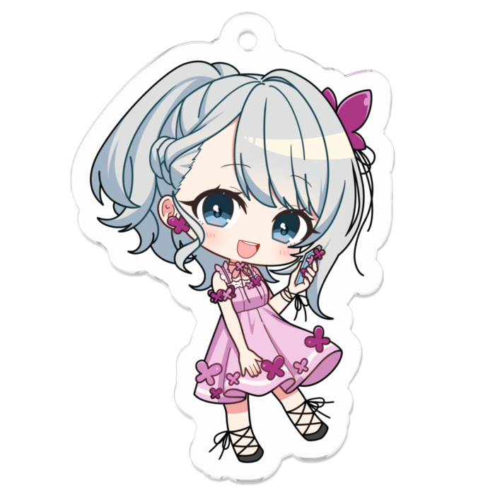アクリルキーホルダー - 50 x 50 (mm)