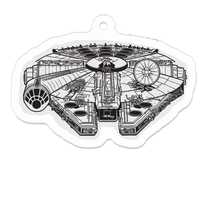 アクリルキーホルダー - 50 x 50 (mm)