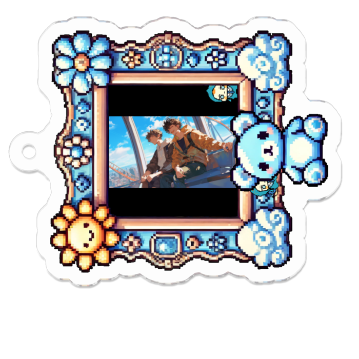 アクリルキーホルダー - 50 x 50 (mm)