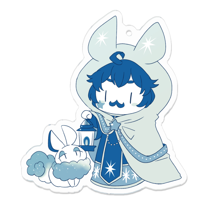 アクリルキーホルダー - 70 x 70 (mm)