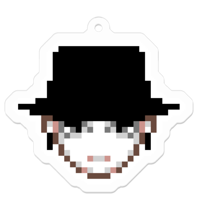 アクリルキーホルダー - 50 x 50 (mm)