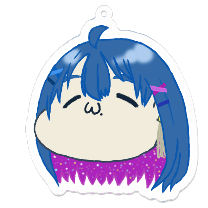 アクリルキーホルダー（コーティング） - 70 x 70 (mm)(1)