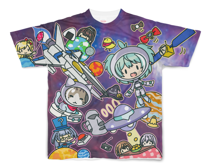 フルグラフィックTシャツ - S - 両面印刷