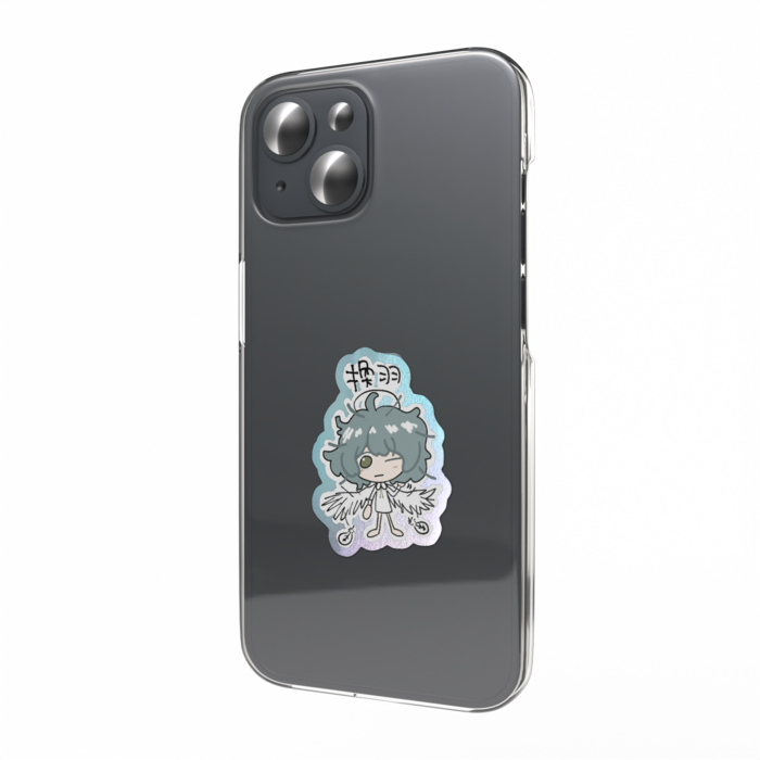 オーロラスマホステッカー - 縦