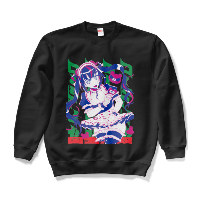 スウェット - L - ブラック(GREEN)