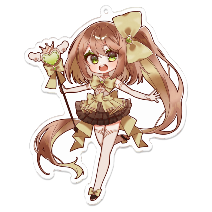 アクリルキーホルダー - 100 x 100 (mm)
