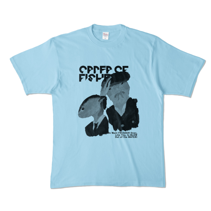 カラーTシャツ - XL - ライトブルー (淡色)
