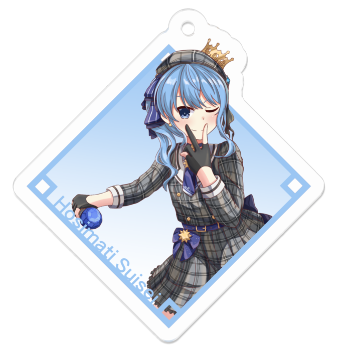 アクリルキーホルダー - 50 x 50 (mm)