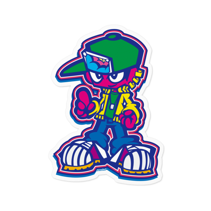 ステッカー - 100 x 100 (mm) ホワイト