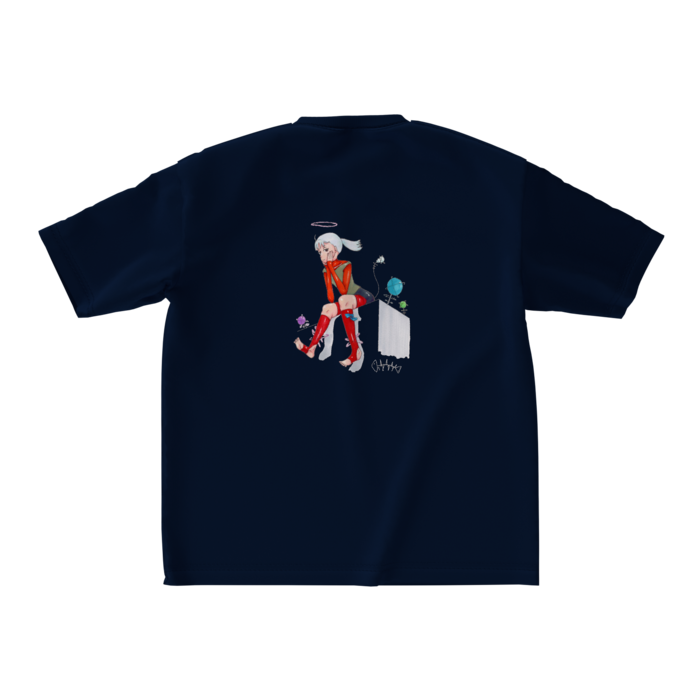 ビッグシルエットTシャツ - M - 背面