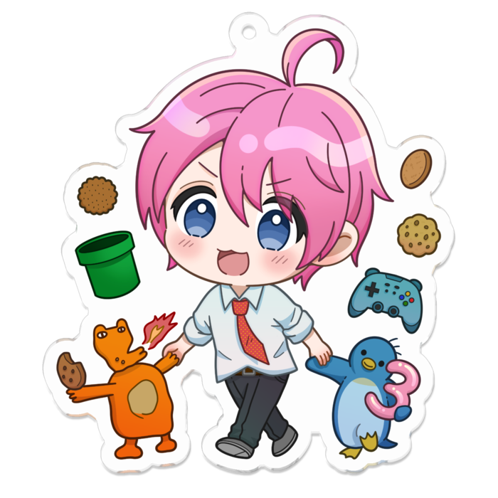 アクリルキーホルダー - 70 x 70 (mm)