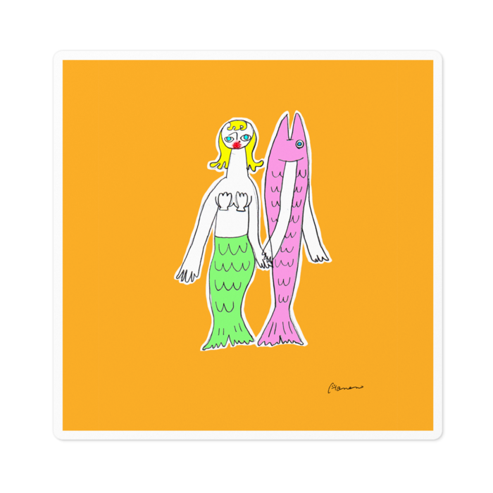 ステッカー - 100 x 100 (mm)