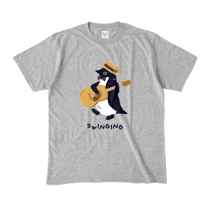 カラーTシャツ - M - 杢グレー (濃色)