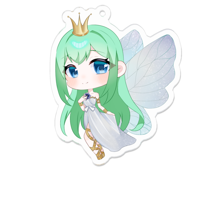 アクリルキーホルダー - 70 x 70 (mm)妖精