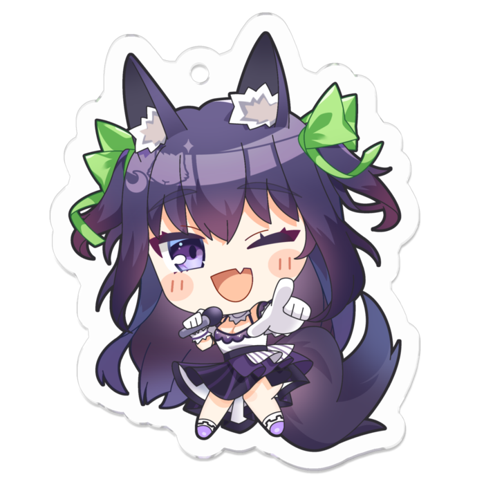 アクリルキーホルダー - 50 x 50 (mm)