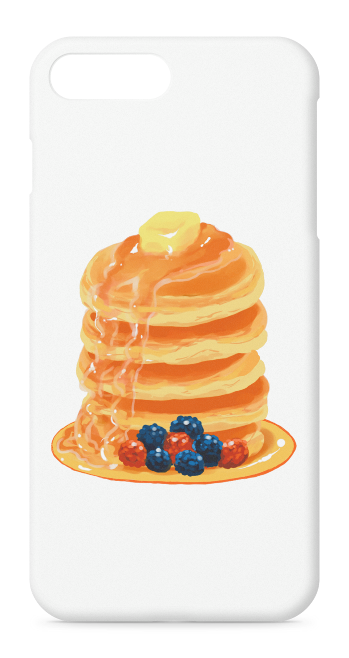 パンケーキのiPhoneケース - iPhone 8 Plus / 7 Plus - 正面印刷のみ