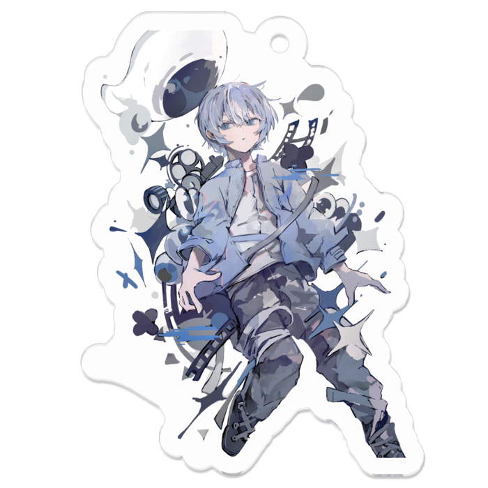 アクリルキーホルダー - 50 x 50 (mm)