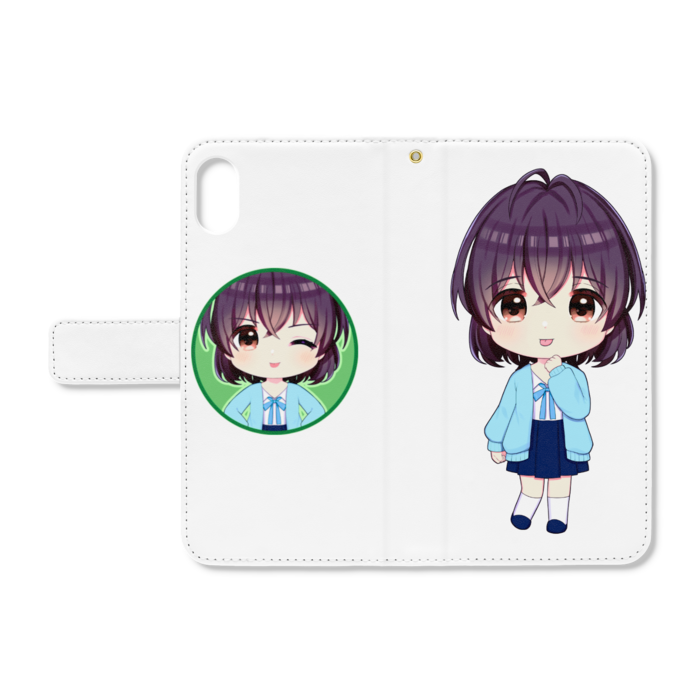 手帳型iPhoneケース - iPhone XSMax - ストラップ穴 あり