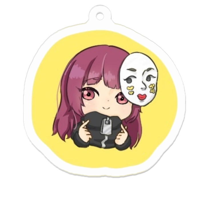 アクリルキーホルダー - 50 x 50 (mm)