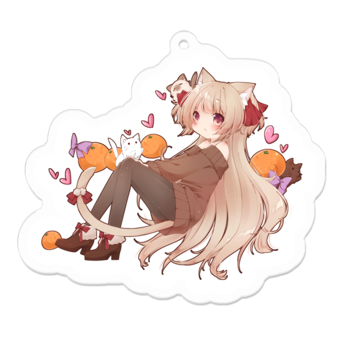 アクリルキーホルダー - 70 x 70 (mm)