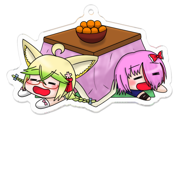 アクリルキーホルダー - 70 x 70 (mm)