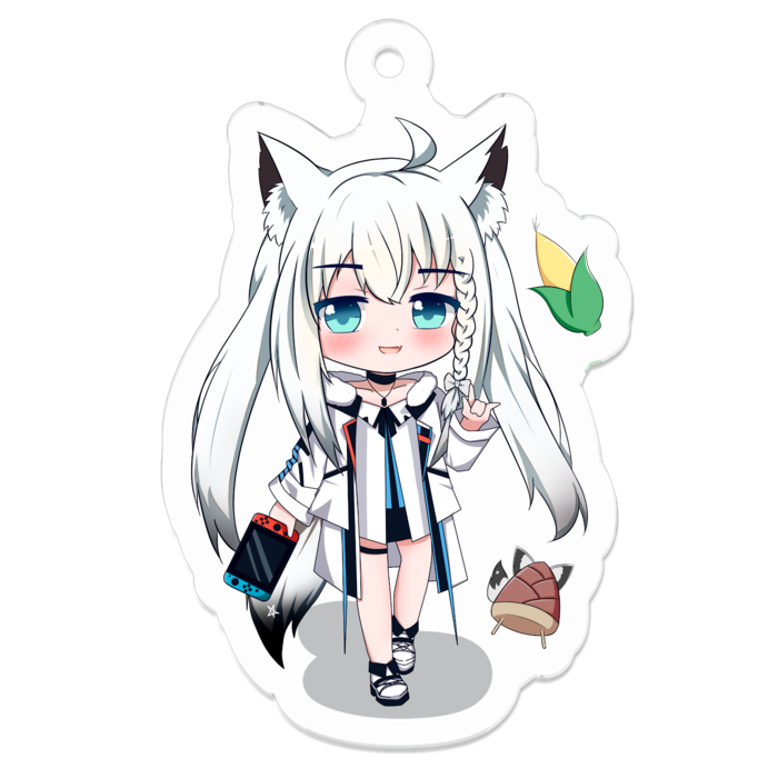 アクリルキーホルダー - 50 x 50 (mm)