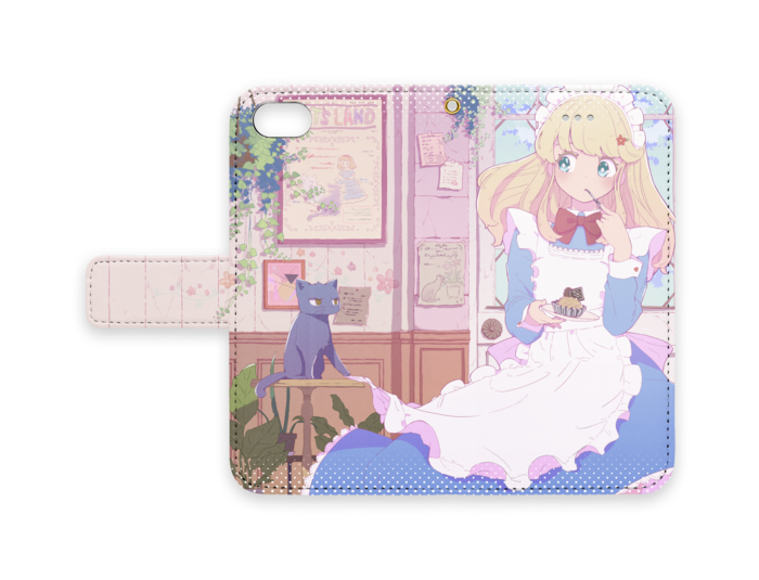 手帳型iPhoneケース - iPhone 8 / 7 - ストラップ穴 あり