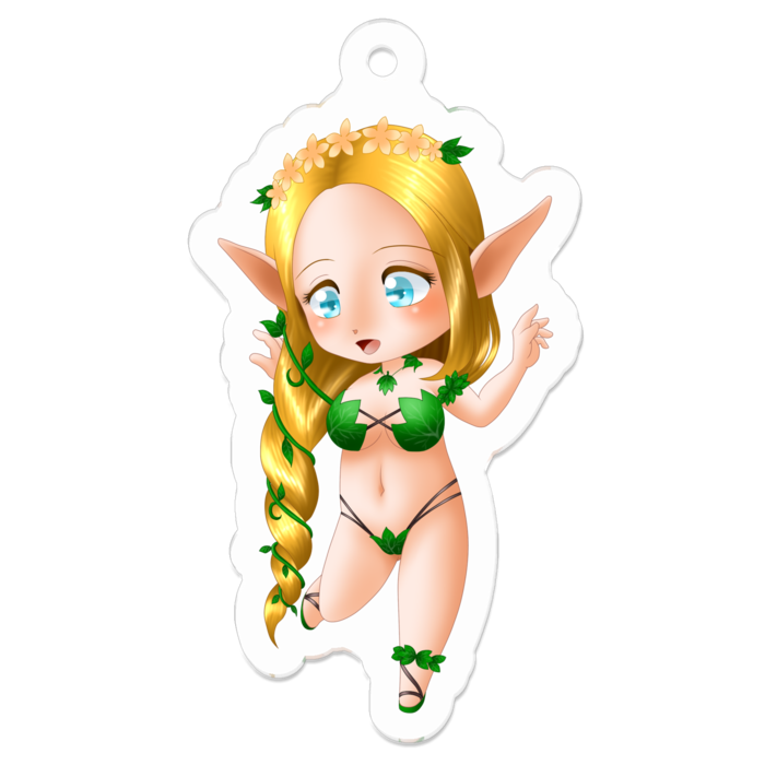 アクリルキーホルダー - 50 x 50 (mm)