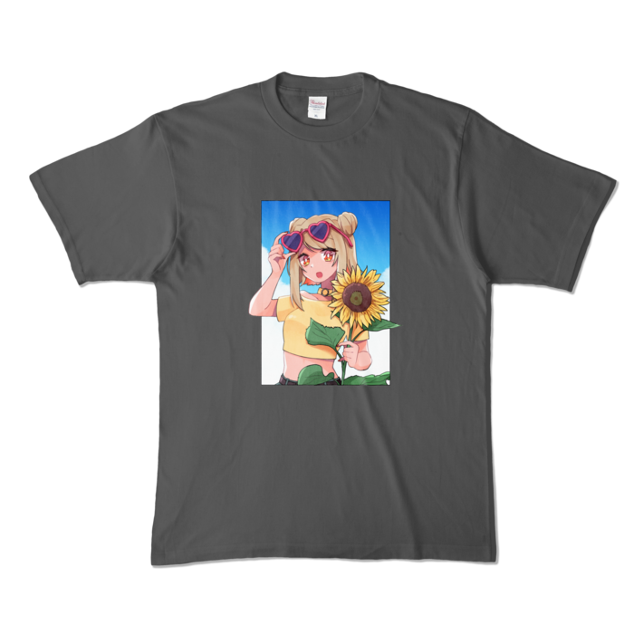 カラーTシャツ - XL - チャコール (濃色)