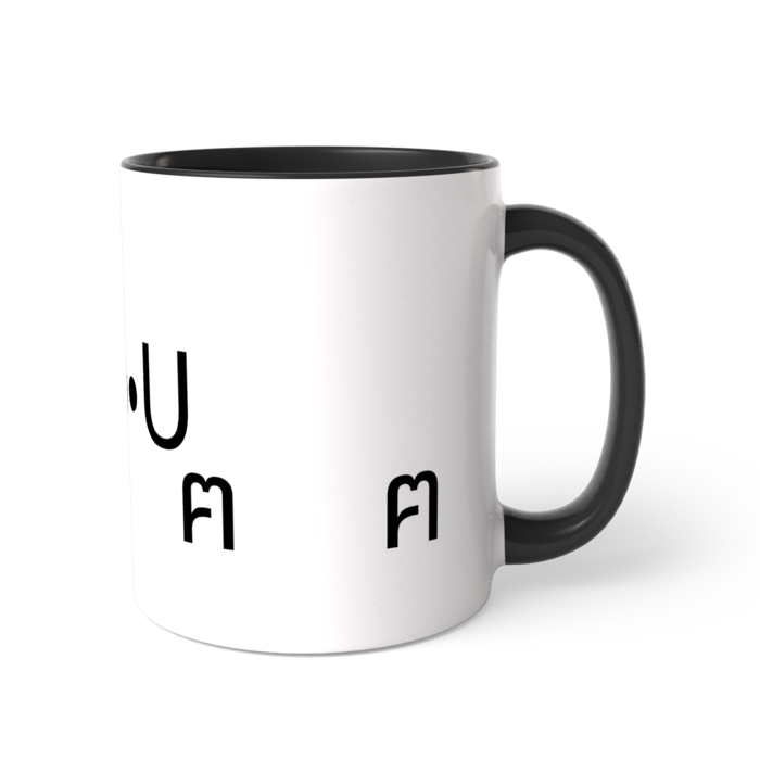 ツートンカラーマグカップ - 直径 8.2cm / 高さ 9.5cm