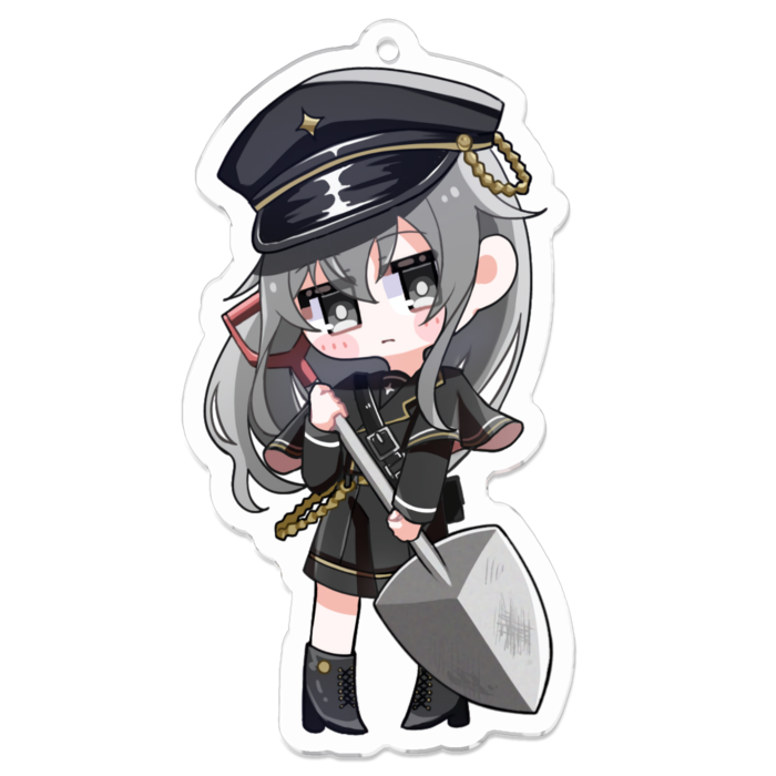 アクリルキーホルダー（コーティング） - 70 x 70 (mm)