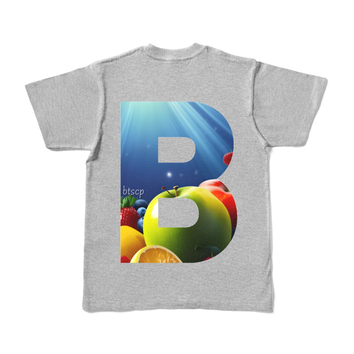 カラーTシャツ - S - 杢グレー (濃色)