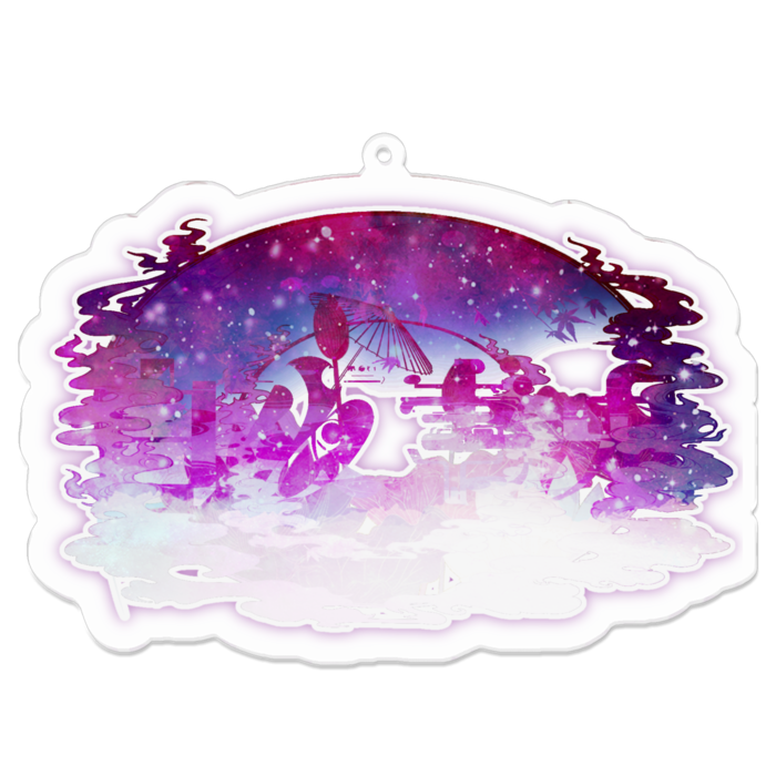 アクリルキーホルダー - 100 x 100 (mm)
