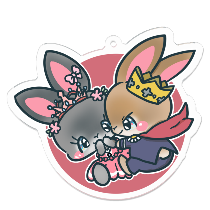 アクリルキーホルダー - 70 x 70 (mm)