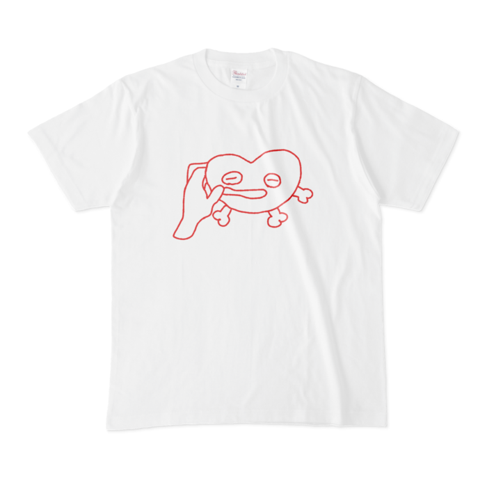 Tシャツ - M - 赤インク